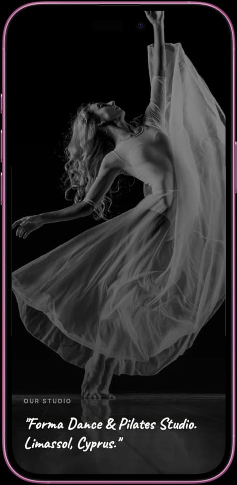 Kaydee studio page on mobile
